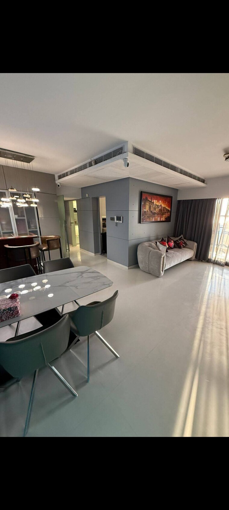 Master Bedroom, sheth-vasant-lawns 3 Bedroom 1600 Sq.Ft. Apartment In Laxmi Nagar Thane 9341144