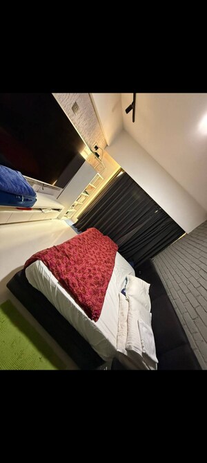 Bedroom in 3 BHK Apartment at Sheth Vasant Lawns, Laxmi Nagar – for Rent