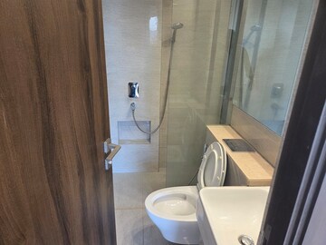 Bathroom in 1 BHK Apartment at Hiranandani Regent Hill, Powai – for Rent