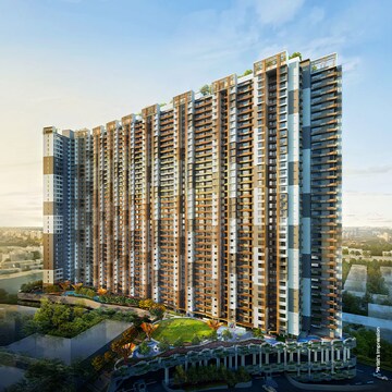2 BHK Apartment – Exterior View View at Chandak 34 Park Estate, Goregaon West - for Rent