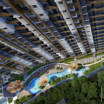 2 BHK Apartment – Exterior View View at Chandak 34 Park Estate, Goregaon West - for Rent