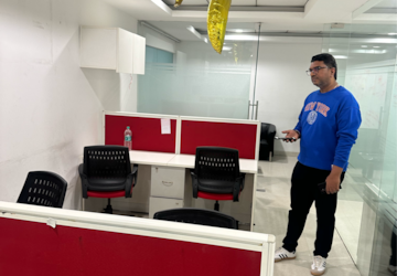 Team Area in  Office Space at Spaze Platinum Tower, Tikri – for Rent