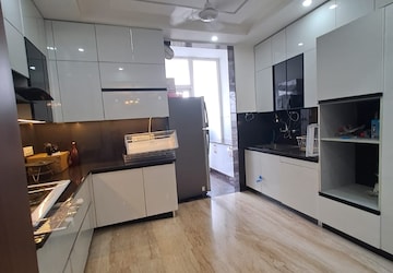 Kitchen in 3 BHK Builder Floor at Unitech Greenwood City Apartment, Sector 45 – for Rent