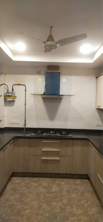 Kitchen in 3 BHK Builder Floor at Boutique Residential Apartments N-136, Panchsheel Park – for Rent