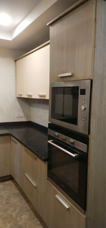 Kitchen in 3 BHK Builder Floor at Boutique Residential Apartments N-136, Panchsheel Park – for Rent