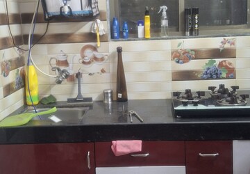 Kitchen in 1 BHK Apartment at Megh Malhar Co-op Housing Society, Ghansoli – for Rent