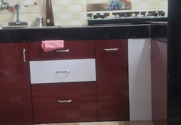 Kitchen in 1 BHK Apartment at Megh Malhar Co-op Housing Society, Ghansoli – for Rent