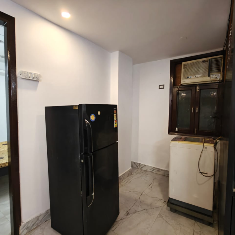 Kitchen, malviya nagar 1 Bedroom 600 Sq.Ft. Builder Floor In Malviya Nagar Delhi 9341237