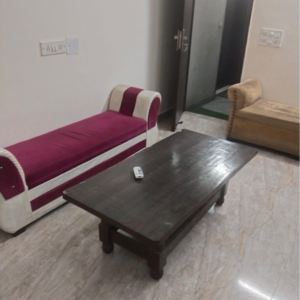Living Room in 1 BHK Builder Floor at Malviya Nagar – for Rent