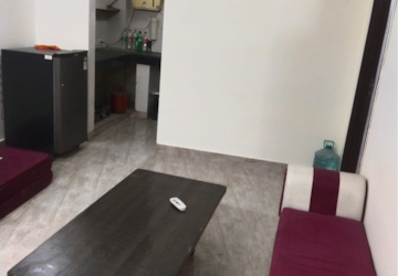 Kitchen in 1 BHK Builder Floor at Malviya Nagar – for Rent