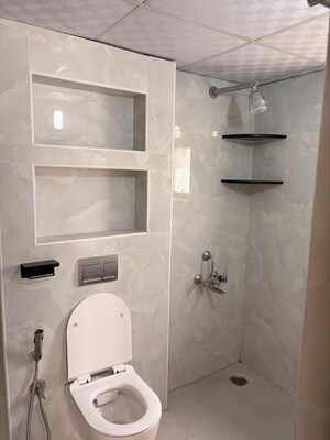 Bathroom in 3 BHK Apartment at Expat Wisdom Tree, Hennur – for Rent