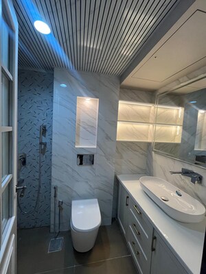 Bathroom in 2 BHK Apartment at Lodha Golflinks, Dombivli East – for Rent