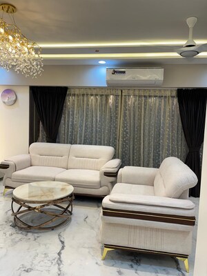 Living Room in 2 BHK Apartment at Lodha Golflinks, Dombivli East – for Rent