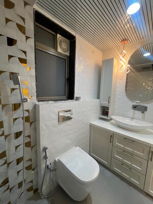 Bathroom in 2 BHK Apartment at Lodha Golflinks, Dombivli East – for Rent