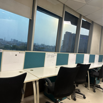 Team Area in  Office Space at Universal Trade Tower, Sispal Vihar – for Rent