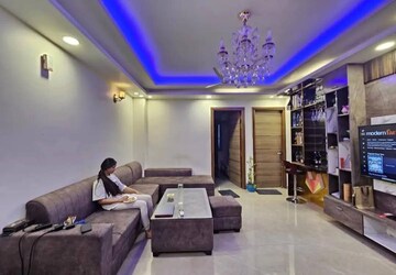 Living Room in 3 BHK Builder Floor at Saket – for Rent
