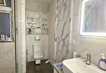 Bathroom in 3 BHK Builder Floor at Saket – for Rent