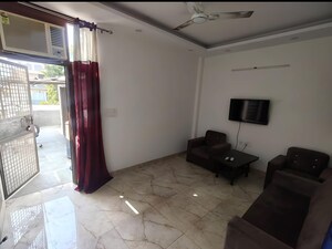 Living Room in 1 BHK Builder Floor at Malviya Nagar – for Rent
