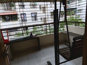 Balcony in 1 BHK Apartment at Landmark Garden, Kalyani Nagar – for Rent