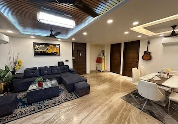 Living Room in 3 BHK Builder Floor at Saket – for Rent