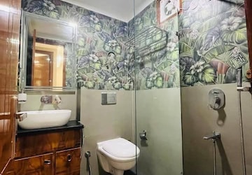 Bathroom in 3 BHK Builder Floor at Saket – for Rent