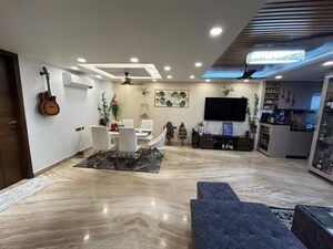 Living Room in 3 BHK Builder Floor at Saket – for Rent
