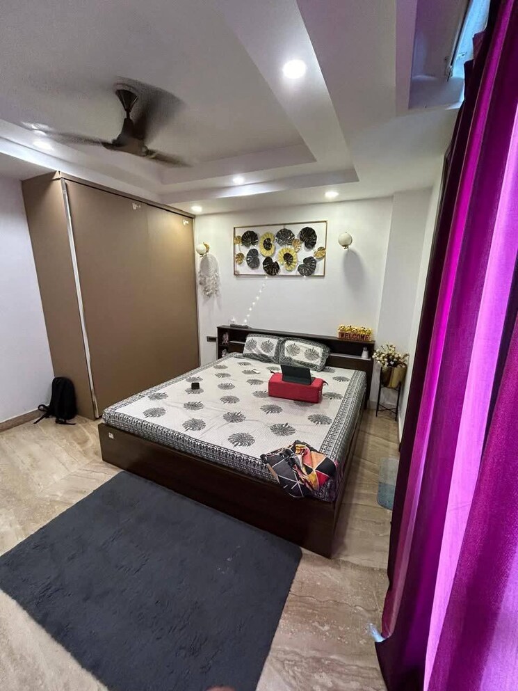 Bedroom, saket 3 Bedroom 1500 Sq.Ft. Builder Floor In Saket Delhi 9341303