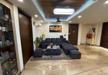 Living Room in 3 BHK Builder Floor at Saket – for Rent