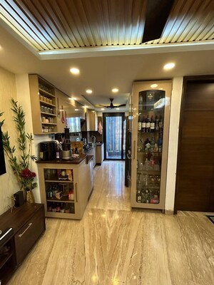 Kitchen in 3 BHK Builder Floor at Saket – for Rent