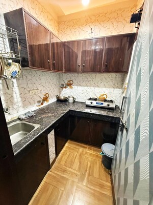 Kitchen in 1 RK Builder Floor at Lajpat Nagar – for Rent