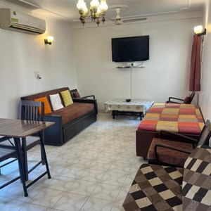 Living Room in 2 BHK Apartment at Saket – for Rent