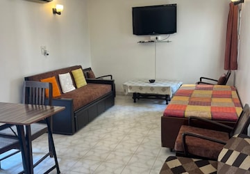 Living Room in 2 BHK Apartment at Saket – for Rent