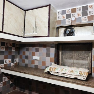Kitchen in 3 BHK Builder Floor at Lajpat Nagar – for Rent