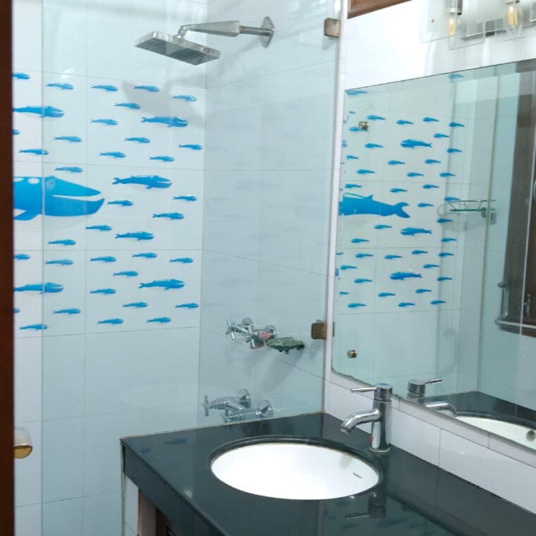Attached Bathroom, saket 3 Bedroom 1700 Sq.Ft. Apartment In Saket Delhi 9341343