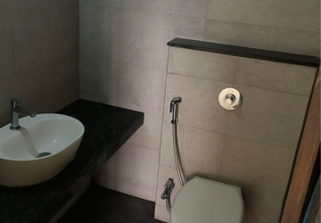 Bathroom in 2 BHK Apartment at K Raheja Reserve, Mohammadwadi – for Rent
