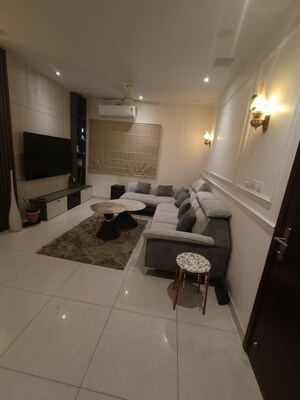 Living Room in 2 BHK Apartment at Prestige High Fields, Gachibowli – for Rent