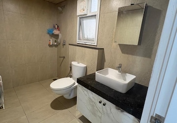 Bathroom in 2 BHK Apartment at Prestige High Fields, Gachibowli – for Rent