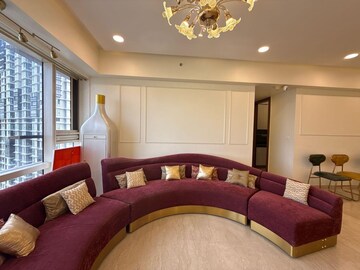 Living Room in 3 BHK Apartment at Lodha The Park, Worli – for Rent
