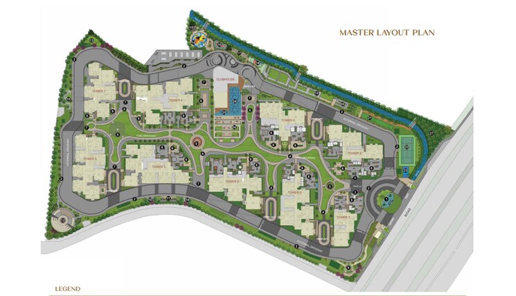 Master Plan, godrej-regal-pavilion 3 Bedroom 1875 Sq.Ft. Apartment In Gaganpahad Hyderabad 9341496