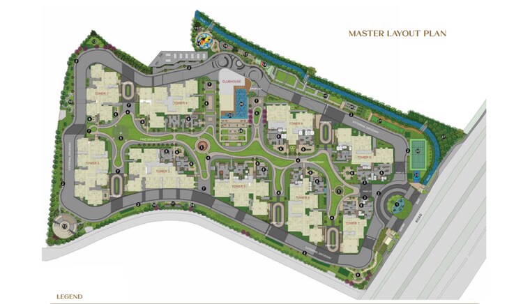 Master Plan, godrej-regal-pavilion 3 Bedroom 1875 Sq.Ft. Apartment In Gaganpahad Hyderabad 9341496