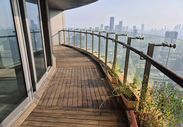 Balcony in 3 BHK Apartment at Lodha World Crest, Worli – for Rent