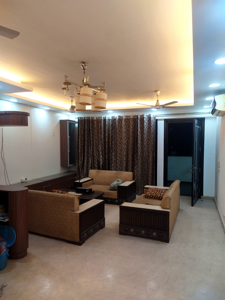 3 BHK + Pooja Room Builder Floor For Rent in Nehru Enclave Kalkaji 