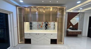 Kitchen in 3 BHK Apartment at Rajapushpa Provincia, Narsingi – for Rent