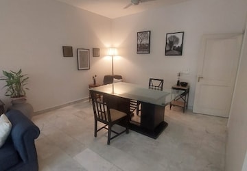 Living Room in 3.5 BHK Builder Floor at Greater Kailash I – for Rent
