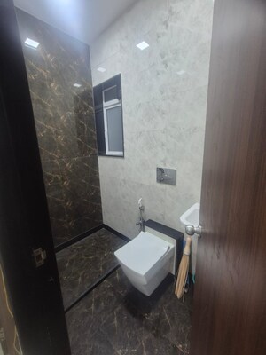 Bathroom in 2 BHK Apartment at Triumph Swastik, Malad West – for Rent