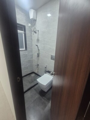 Bathroom in 2 BHK Apartment at Triumph Swastik, Malad West – for Rent