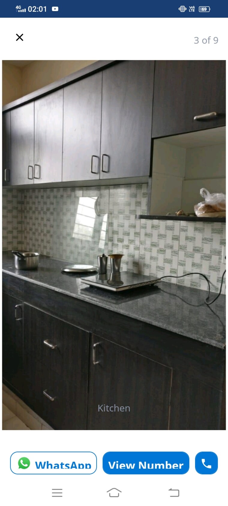 Kitchen, srishti-apartments-lucknow 3 Bedroom 1500 Sq.Ft. Apartment In Guramba Lucknow 9341619