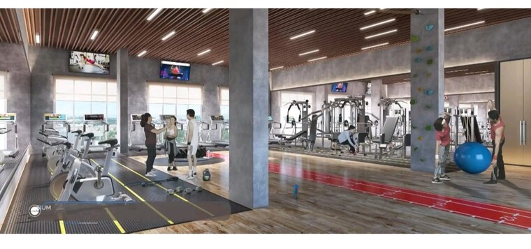 Gym, whiteland-blissville 3 Bedroom 1371 Sq.Ft. Builder Floor In Sector 76 Gurgaon 9341658