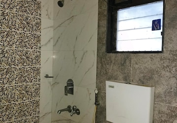 Bathroom in 2 BHK Apartment at Kalyan West – for Rent