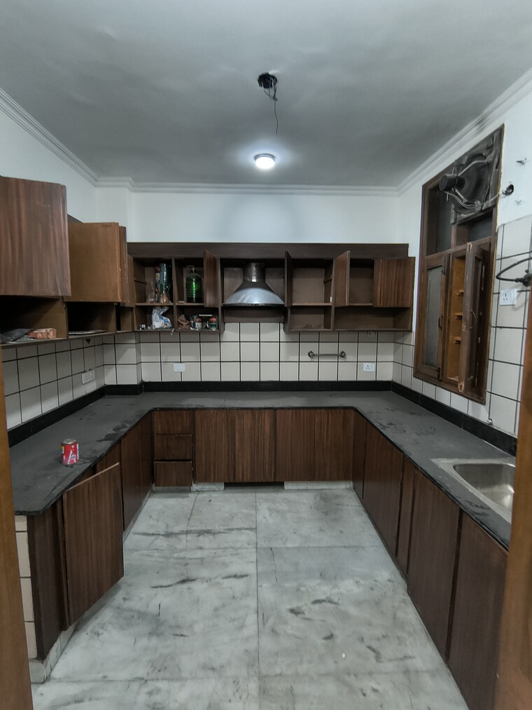 Kitchen, malviya nagar 3 Bedroom 1800 Sq.Ft. Builder Floor In Malviya Nagar Delhi 9341705